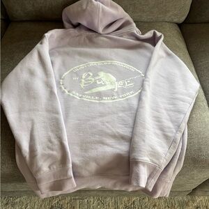 Lavender Hoodie with Surfboard Logo